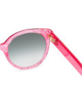 glitter round sunglasses