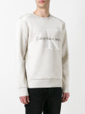 neoprene logo sweatshirt 