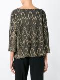 intarsia knitted top