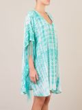 v-neck printed kaftan