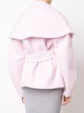 oversize notched lapel coat