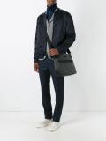 front zip messenger bag