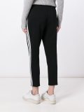 three stripe cigarette trousers