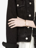fluted capstone double wrap bangle