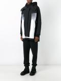 thick lapels zipped jacket