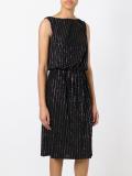 glitter pinstripe dress