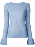 frilled sleeve jumper 