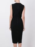 sheer insert dress