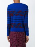 flower intarsia jumper 