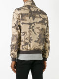 High collar bomber jacket