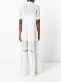 lace detail full length dress