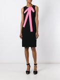 contrast stripe dress