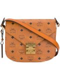 logo print messenger bag