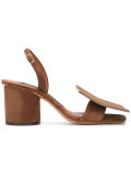 geometric-detailed slingback sandals