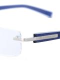 rimless glasses