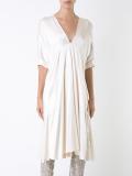 v-neck dress