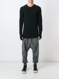 exposed seam sweatshirt