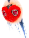 Mini Monster Keychain w Heart Eyes