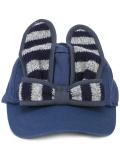 striped bunny cap