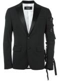 'London Tux' strap detail jacket