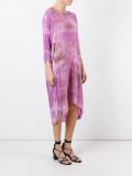 tie-dye print dress