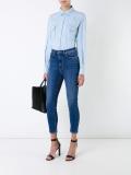 high waist cropped jeans