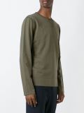 faded crew neck sweatshirt