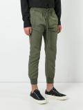cropped tapered track pants