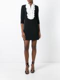 ruffled bib dress