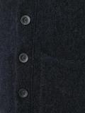 knitted buttoned vest