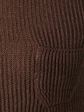 slim-fit ribbed jumper