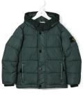 padded hooded jacket