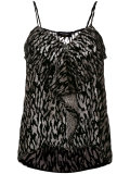 leopard devoré camisole