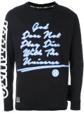 quote print sweatshirt
