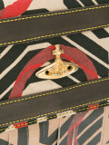 geometric print crossbody bag