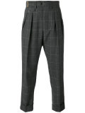 cropped tailored trousers