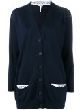 logo cardigan