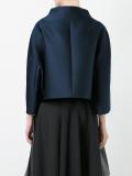 funnel neck cropped jacket