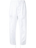 distressed trousers
