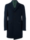 buttoned mid-length coat