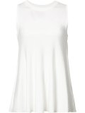 sheer detail knitted tank