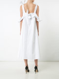 knot detail flared dress