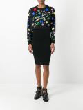 sequin star embroidered sweatshirt