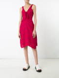 fine-stripe day dress