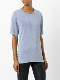 'Tylan' cutout faded effect T-shirt