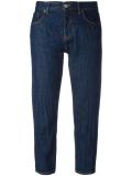 cropped tapered jeans