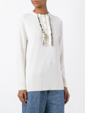 ruffled detail jumper