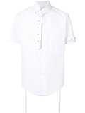 neck strap shortsleeved shirt