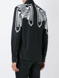 geometric print shirt