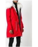 MR & MRS ITALY  CNY Red army parka coat